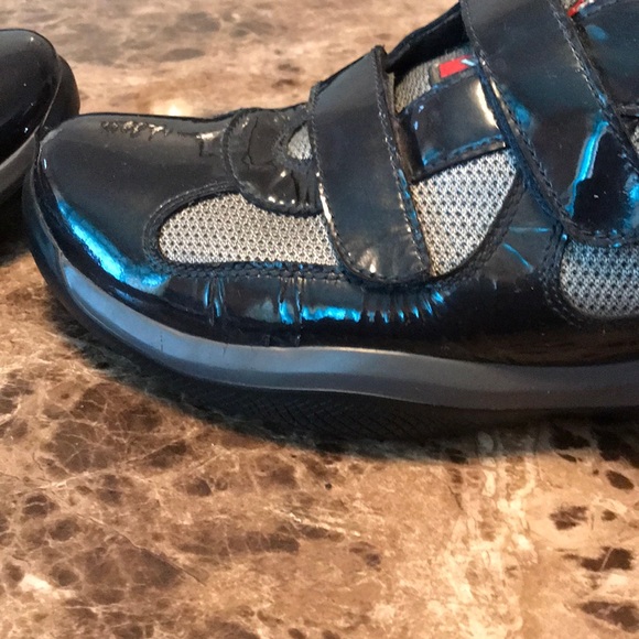 Navy Blue Original Prada’s Size 8 - Picture 5 of 8